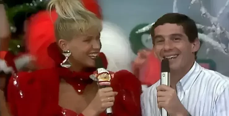 Xuxa E Ayrton Senna Em 1988 – Foto: Globo
