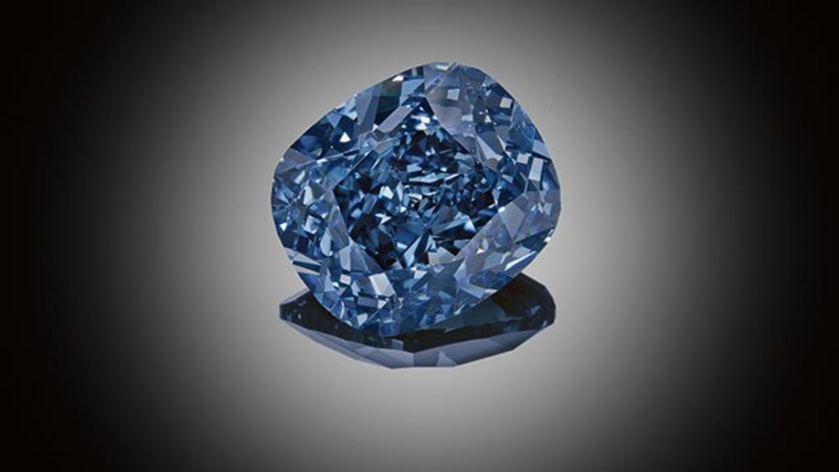 The Blue Moon Diamond (Foto: Grants Jewelry) - Gazeta Mercantil - Joias Mais Caras Do Mundo