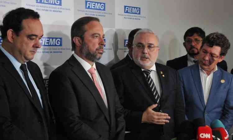 Ministro de Minas e Energia, Alexandre Silveira, e presidente da Petrobras, Jean Paul Prates