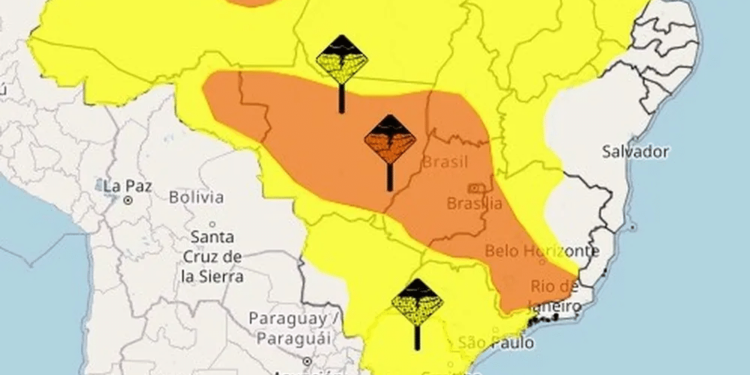 Perigo Brasil Entra Em Alerta Novamente Para Temporais Em Varios Gazeta Mercantil