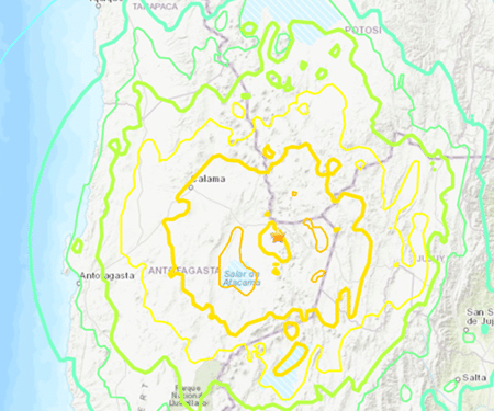 Terremoto De Magnitude 7.3 Atinge O Chile; Tremor De Terra É Sentido Em Sp