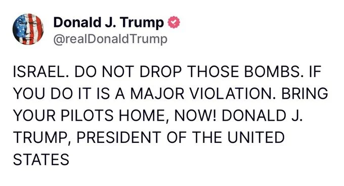 Cessar-Fogo Entre Israel E Irã É Violado Horas Após Anúncio, Diz TrumpGazeta Mercantil