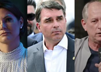 Flávio Bolsonaro E Michelle Bolsonaro - Gazeta Mercantil - Política