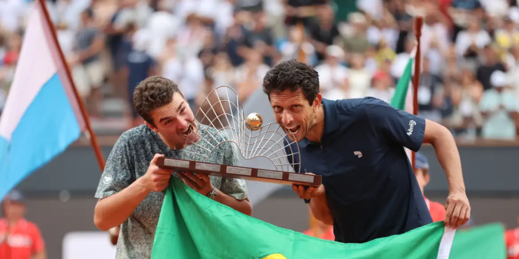 Rio Open 2026: João Fonseca e Marcelo Melo conquistam título de duplas 1 GAZETA MERCANTIL João Fonseca E Marcelo Melo No Rio Open - Gazeta Mercantil