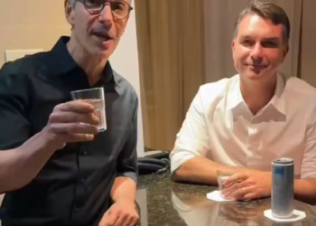 Flávio Bolsonaro E Romeu Zema Reaparecem Juntos E Reacendem Rumor De Chapa - Gazeta Mercantil