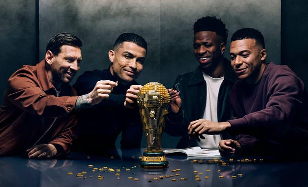 Lego Copa Do Mundo Reúne Cristiano Ronaldo, Messi, Mbappé E Vini Jr Em Campanha Da Fifa - Gazeta Mercantil