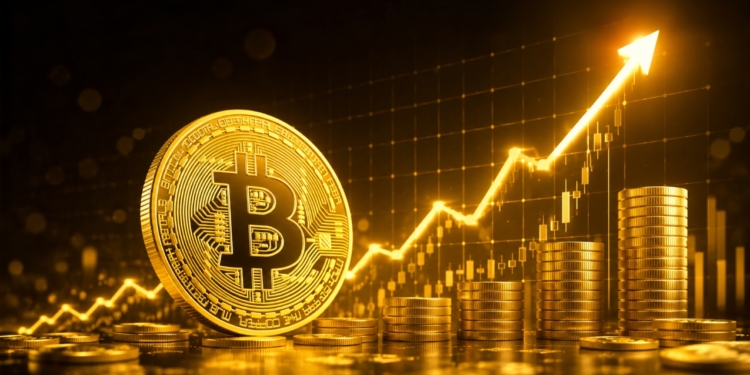 Bitcoin (BTC) segura US$ 65 mil após ETFs receberem quase US$ 1 bilhão 1 GAZETA MERCANTIL Bitcoin (Btc) Em Alta (Imagem: Chatgpt)