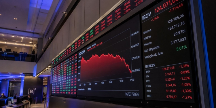 Ibovespa perde mais de 2 mil pontos em 16/07/2026 após tarifaço dos EUA 1 GAZETA MERCANTIL Ibovespa Perde Mais De 2 Mil Pontos Em 16/07/2026 Após Tarifaço Dos Eua - Gazeta Mercantil