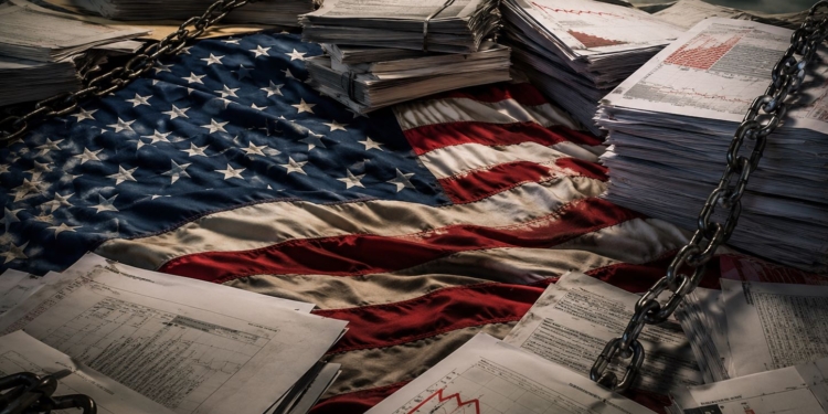 Dívida dos EUA supera US$ 40 trilhões pela primeira vez e déficit já passa o total de 2025 1 GAZETA MERCANTIL Dívida Dos Eua Supera Us$ 40 Trilhões Pela Primeira Vez Na História