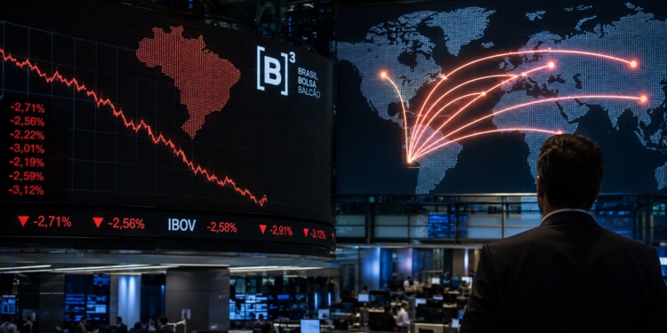 Saída de estrangeiros da B3 chega a R$ 20,5 bilhões e preocupa mercado 1 GAZETA MERCANTIL Saída De Estrangeiros Da B3 Chega A R$ 20,5 Bilhões E Acende Alerta Para O Ibovespa - Gazeta Mercantil