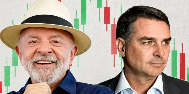 Quaest: Lula tem 36%, Flávio 29% e segundo turno fica em 41% a 41% 1 GAZETA MERCANTIL Lula Flavio Pesquisa Eleições 2026